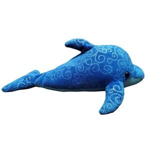 Girl Scouts Cookie Rewards Go Bright Ahead 11” Sparkly Dolphin Plush ABC Bakers